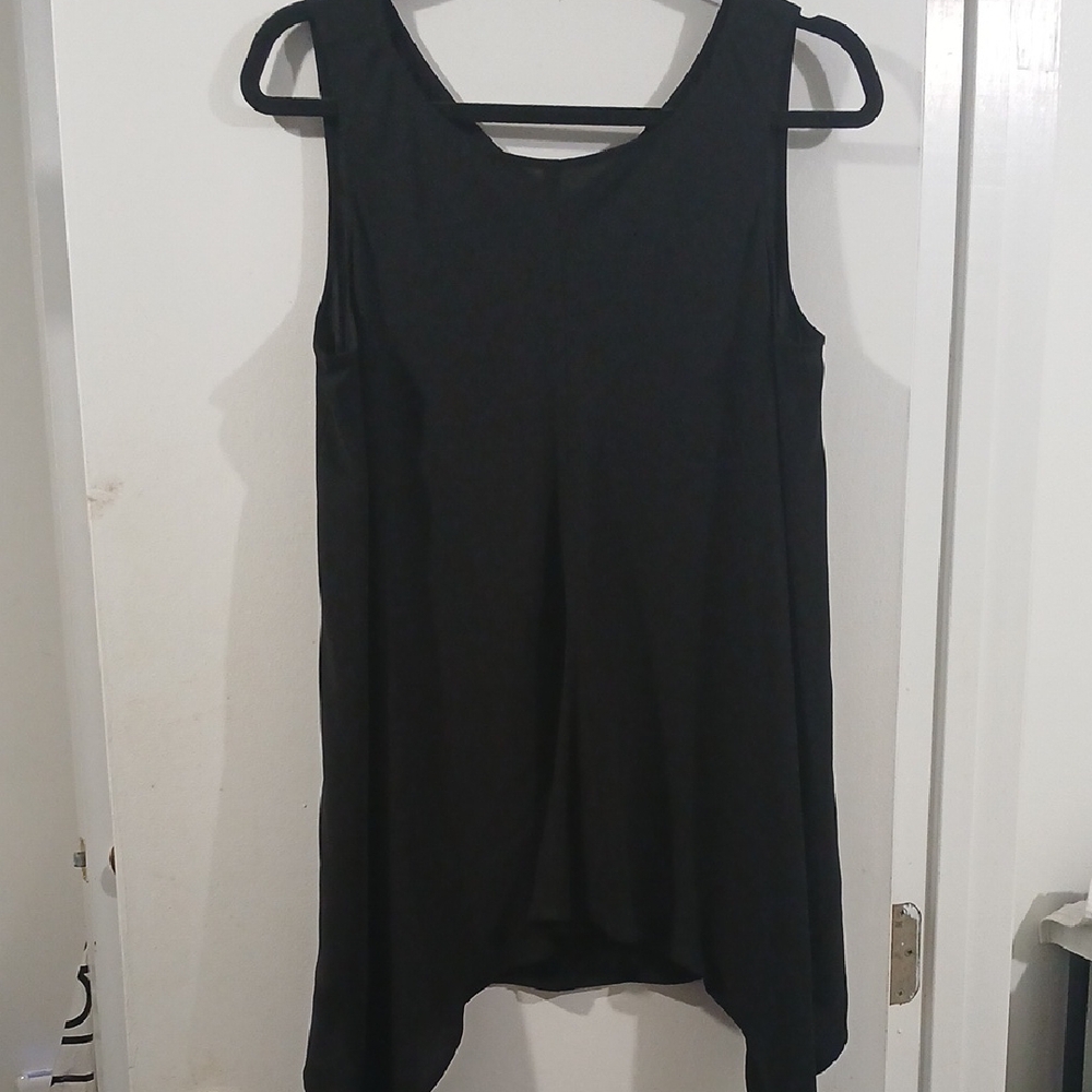 Eileen Fisher Black Sleeveless Top
